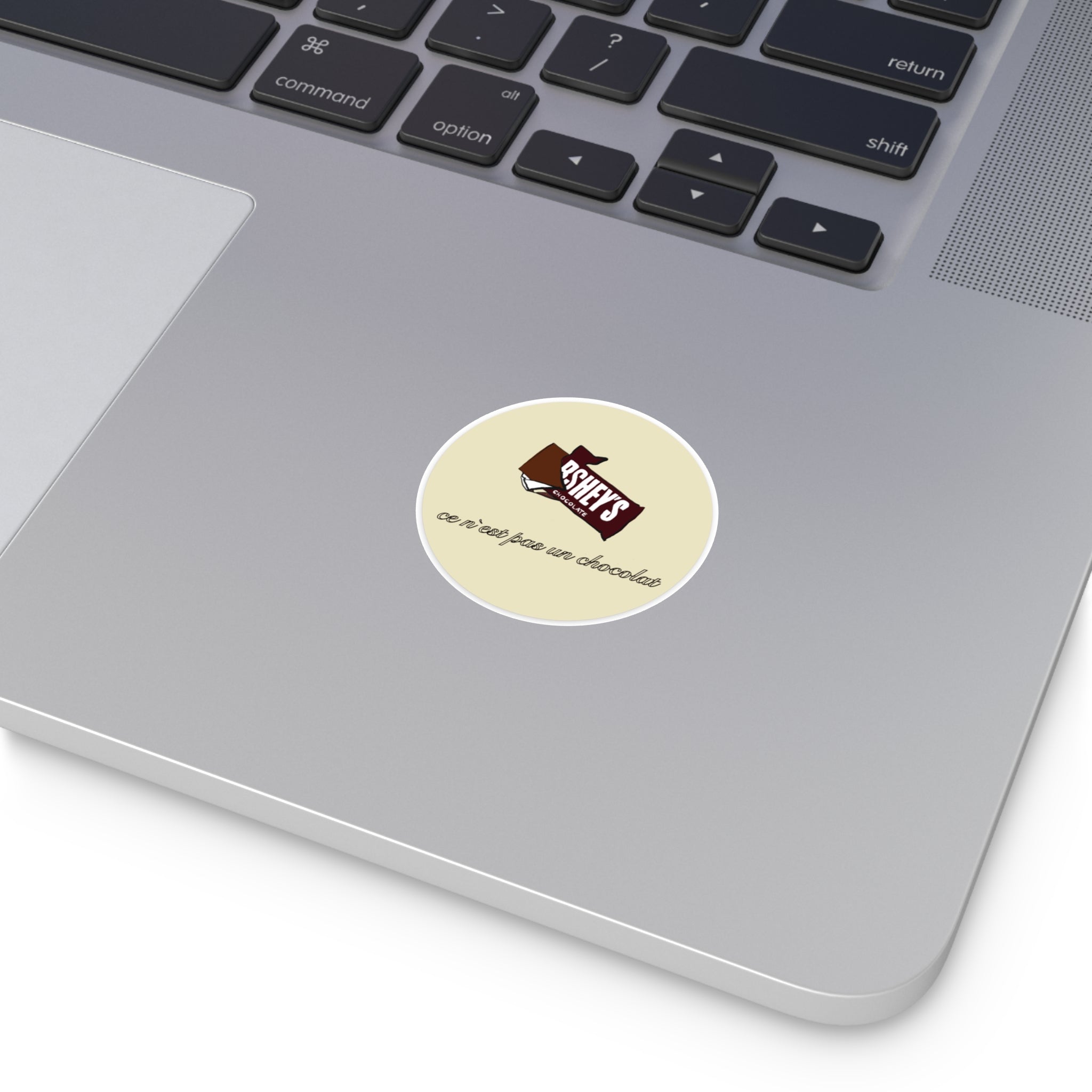 This is not chocolate Round Vinyl Stickers