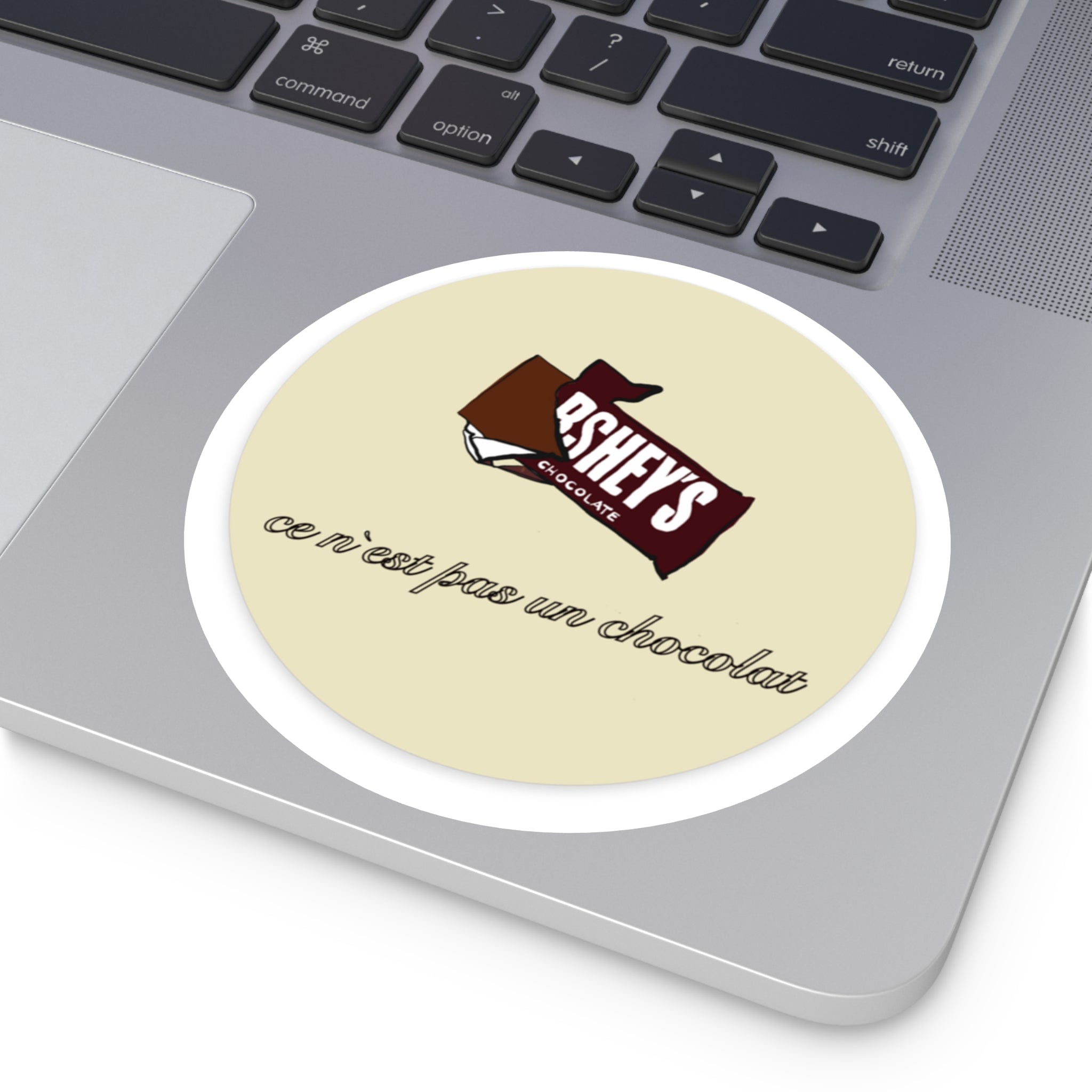 This is not chocolate Round Stickers, Indoor\Outdoor